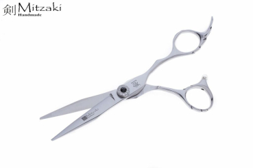 Mitzaki-YANAMI 5.5 ZOLL oder 6.0 ZOLL" , Ein Alleskönner in 440C Japan-PREMIUMSTAHL, schwarzer Schmuckstein in Swarovskifassung als Einstellschraube,inclusive Lederetui und Pflegemittel